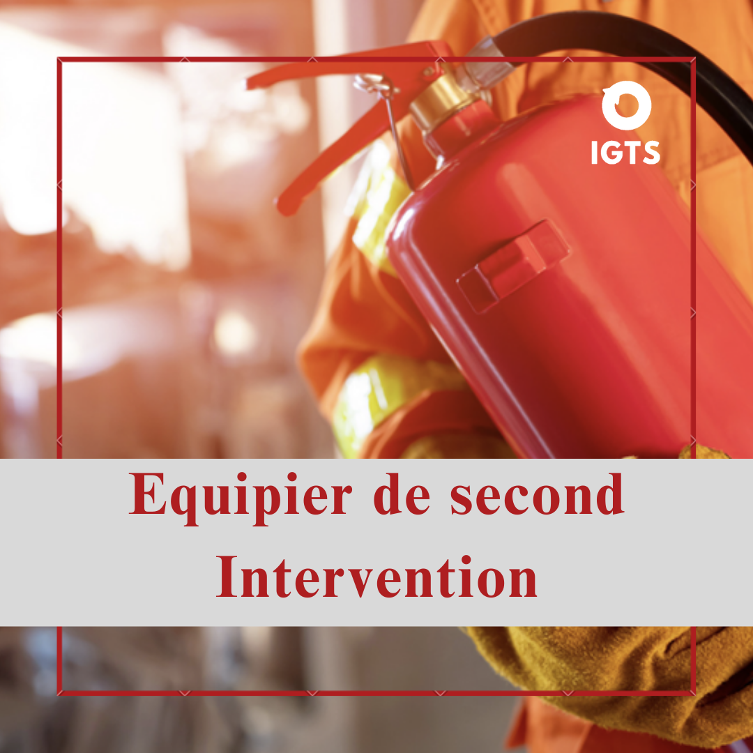 Equipier de second  Intervention