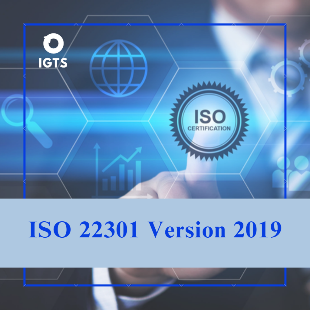 Iso 22301 Example ISO 22301 Version 2019
