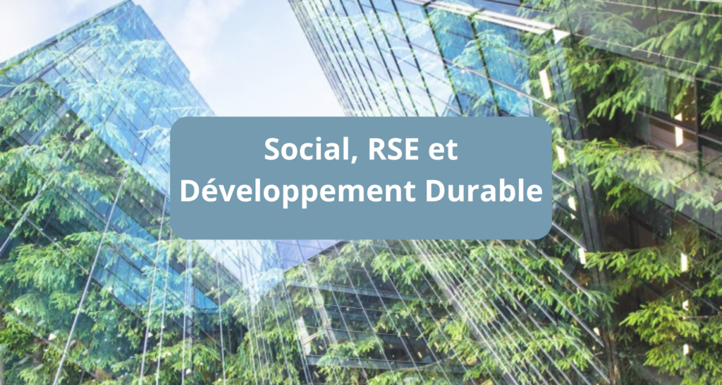 Social, RSE et Développement Durable
