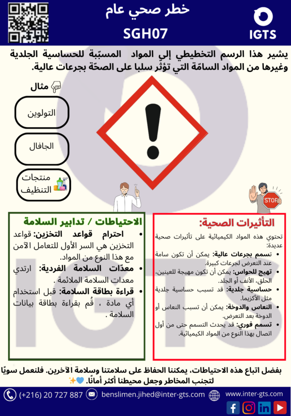 Pack d'autocollants Risques Chimiques – Image 8
